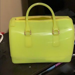 Lime jelly purse